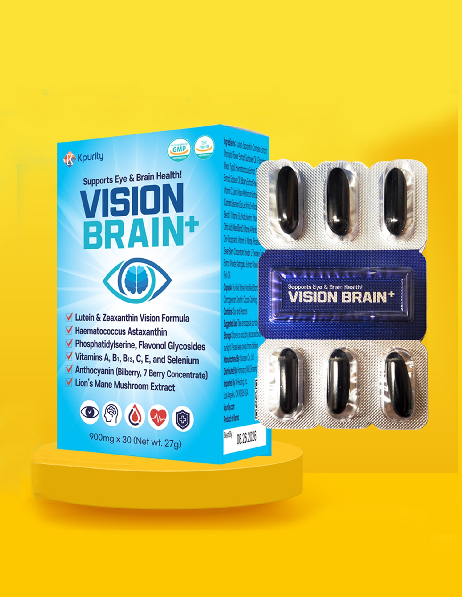 KALS 生命科学 2021年版 Vision Brain+ / Supports Eye & Brain Health – K Healing