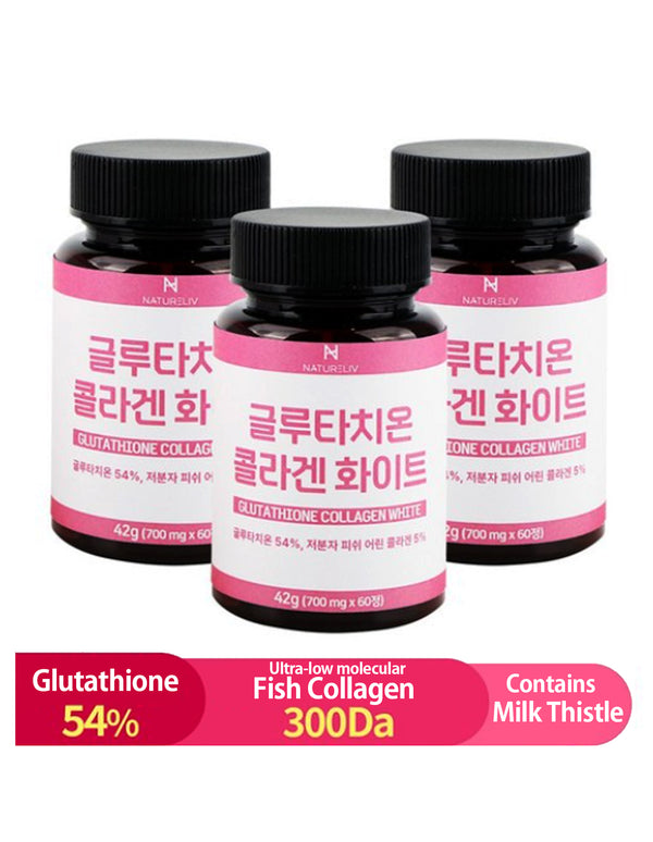 3 Boxes High content glutathione collagen white with milk thistle