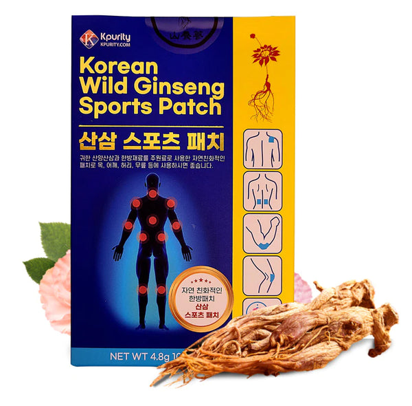 Korean Wild Ginseng Healing Sports Patch (2ea x 5)