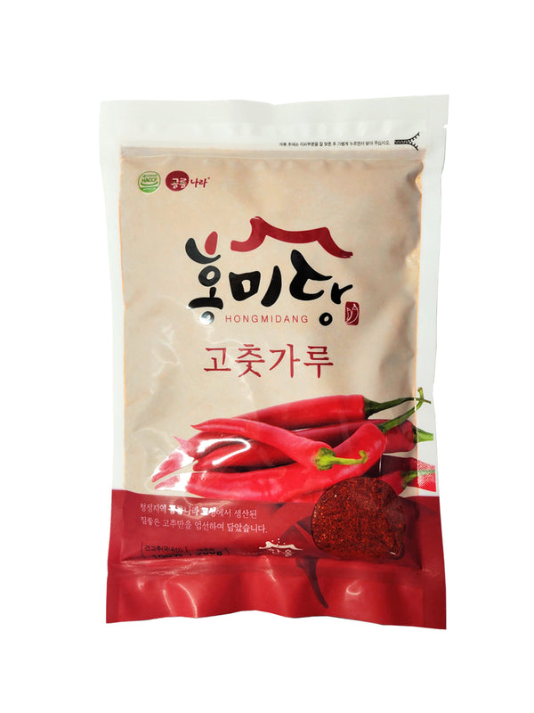 HONGMIDANG Premium Korean Chili Powder 100% Red Pepper Flakes for Korean & Asian Food. MSG Free.