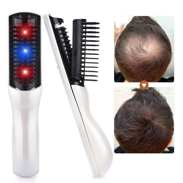 Hair Growth Care Electric Wireless Infrared Ray Massage Comb, Anti Hair-loss Head Massager