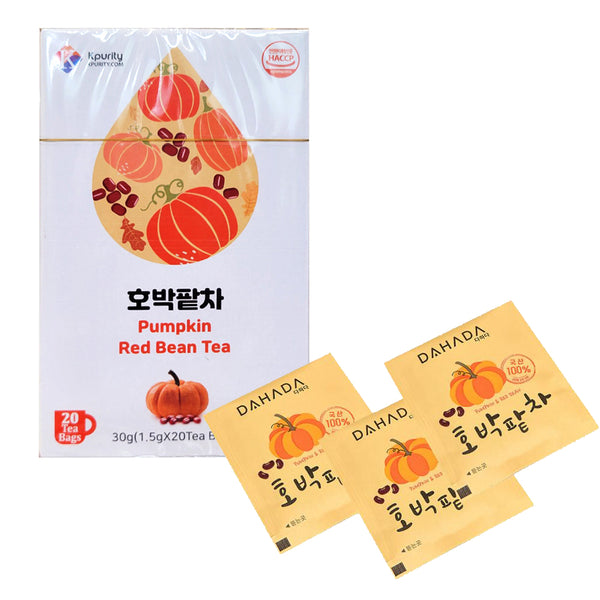 Pumpkin & Red Bean Tea Herbal Hot or Cold Hygienic Tea