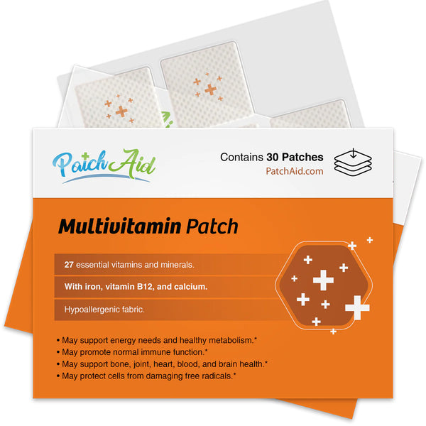 Multivitamin Plus Topical Vitamin Patch (2Pack x 30 Paches)