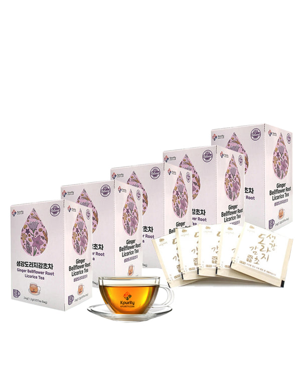 [5 Boxes] Ginger Bellflower Root Licorice Tea (1.2g x 20ea)