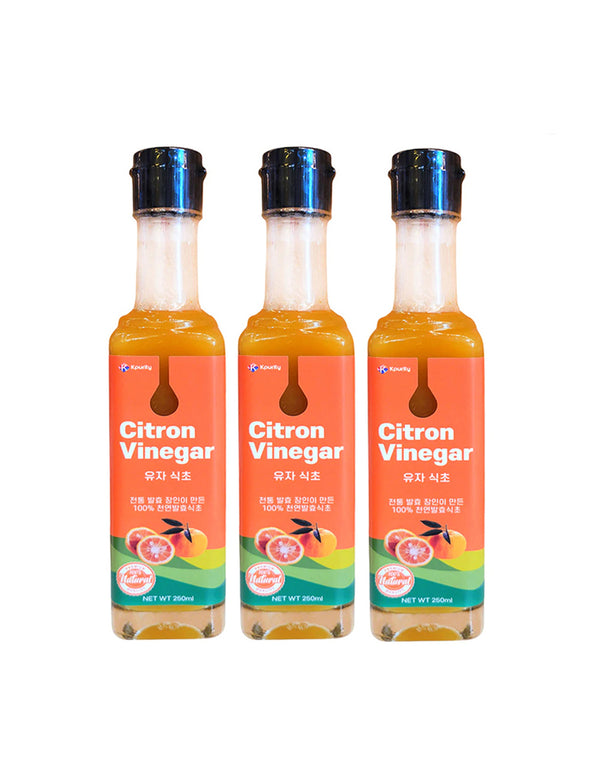 3 Bottles of Yuju Vinegar 250 ml
