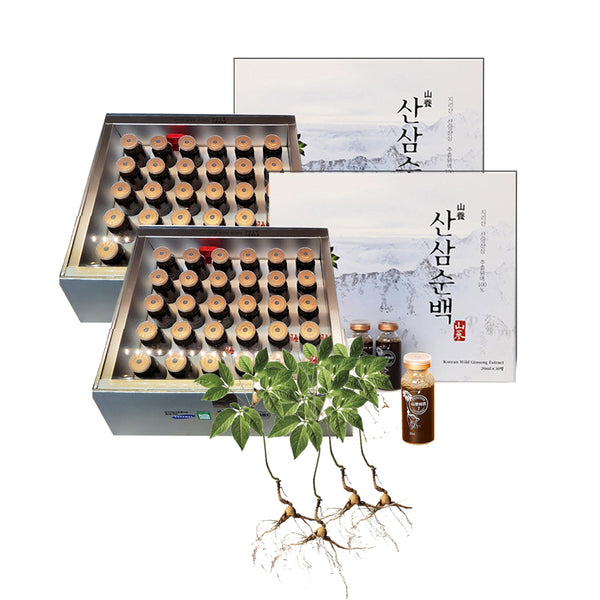 [핫딜!] 2박스 100% 순수 원액 산삼순백 -이 제품에는 마더스 데이 선물이 적용되지 않습니다.