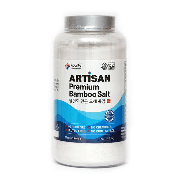 Artisan Premium White Bamboo Salt 1Kg (Powder)/아티산죽염 1Kg (분말)