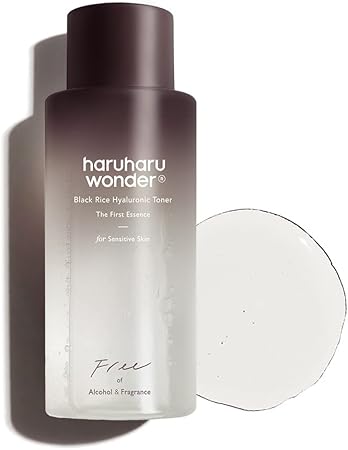 Haruharu Wonder Black Rice Hyaluronic Toner – Sensitive Skin Hydrating Toner Korean Skincare – 5.1 fl. oz.