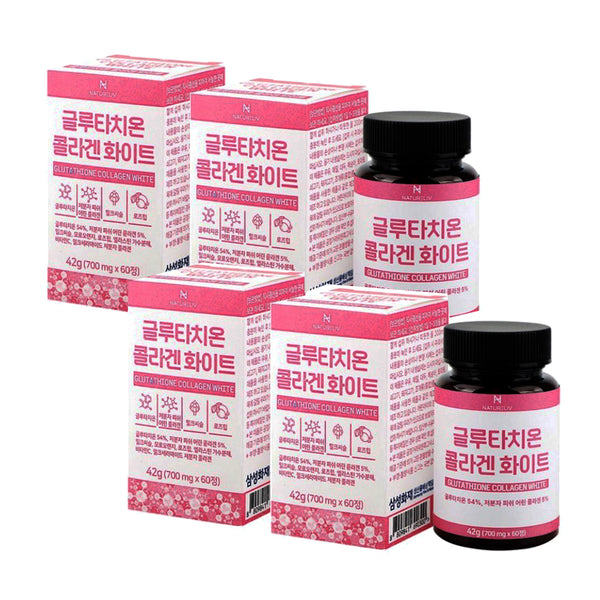 4 Boxes of High content glutathione collagen white with milk thistle