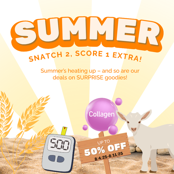 Muscle UP, Fat DOWN! Goat Milk + Colostrum Protein – Special 2+1 Deal 🎁 근육 UP, 지방 DOWN! 산양유 초유 2+1 세일