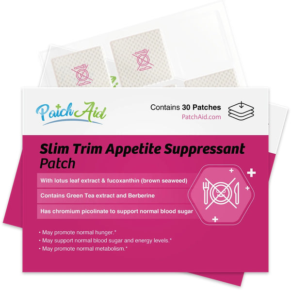 Slim Trim Appetite Suppressant Patch (2Pack x 30 Paches)