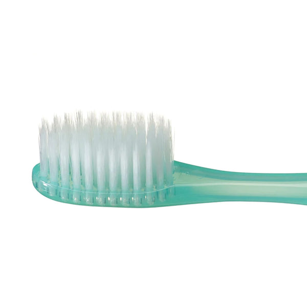 KENT Finest Soft Toothbrush 1 Piece  - Micro Thin Bristles, Anti-bacterial, BPA Free for Sensitive Gums and Teeth