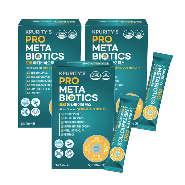 3 Boxes Pro Metabiotics All-In-One For Optimal Gut Health 5g x 30 Sticks